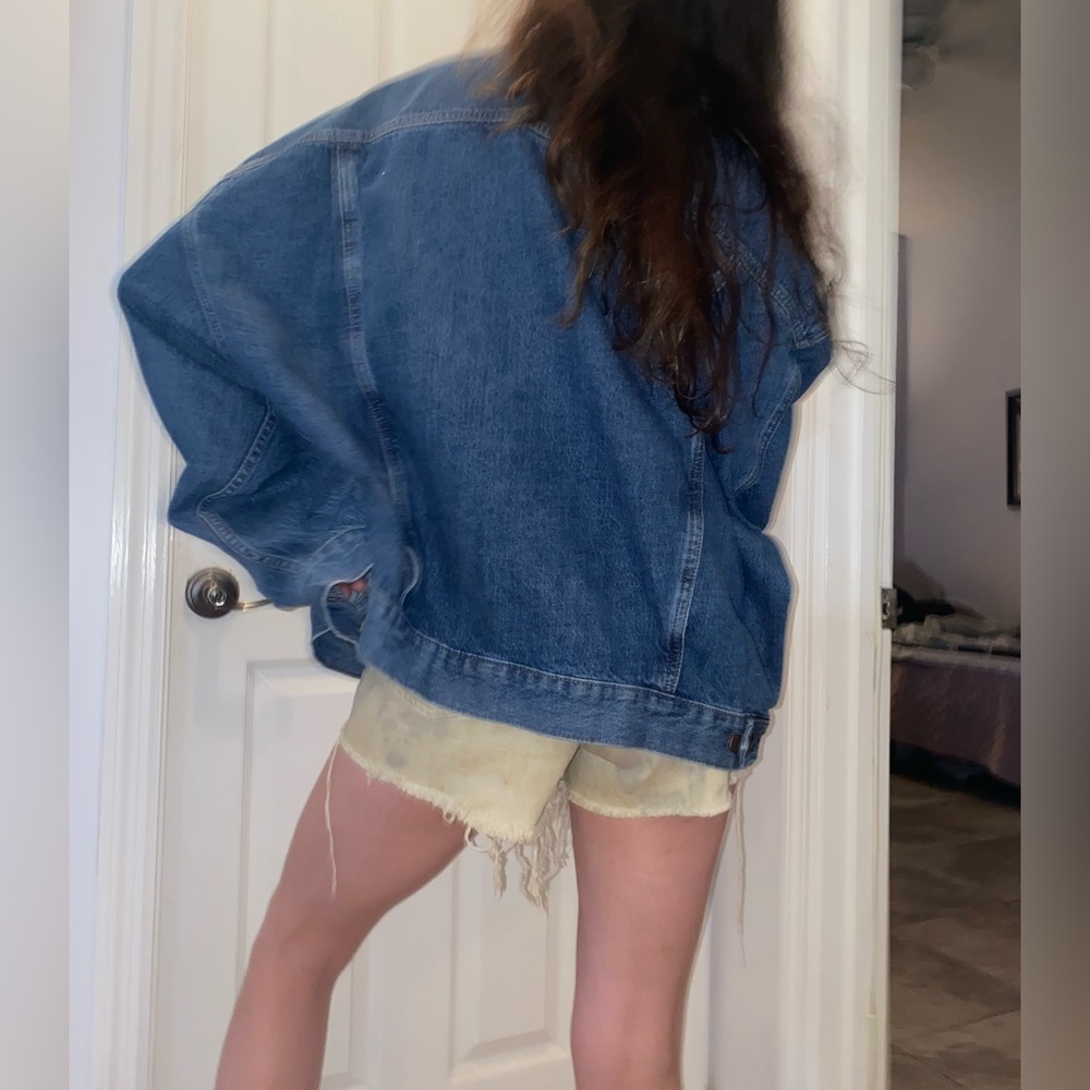 COPY - RARE AUTHENTIC CALVIN KLEIN 80s trucker jacket ladies oversized xl RARE … - Picture 4 of 16